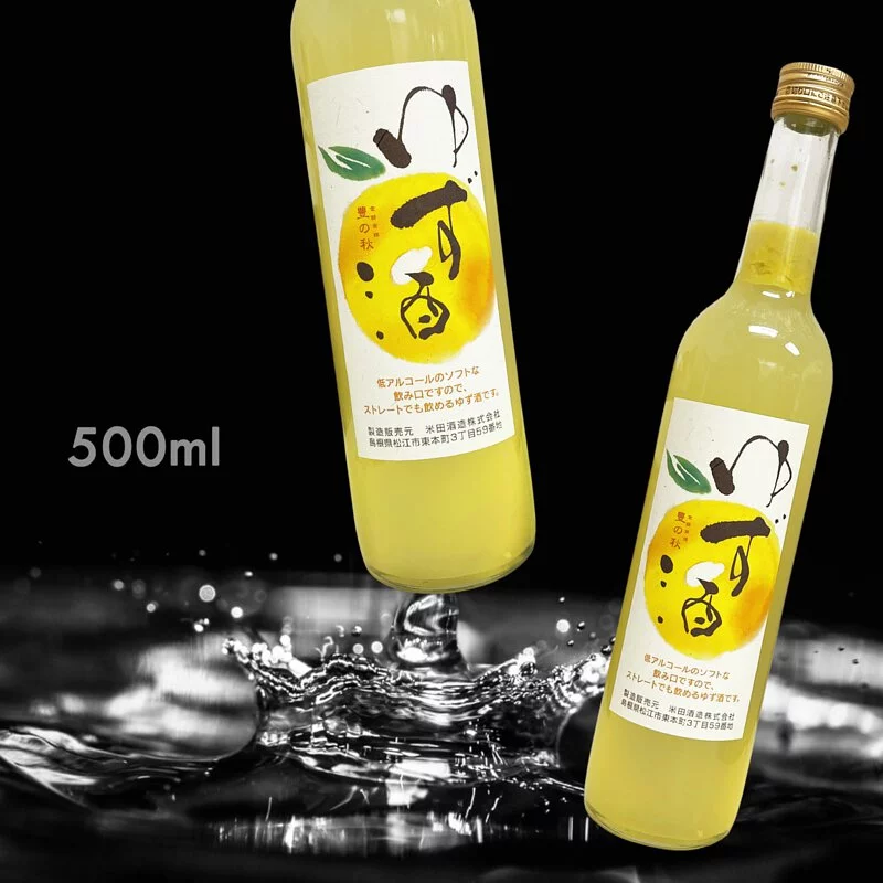 豊の秋 柚子酒 (500ML)